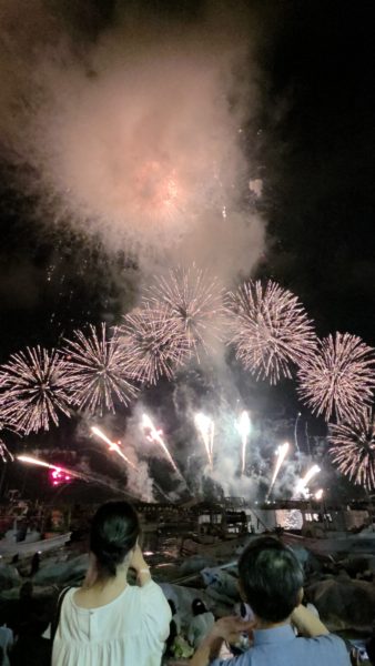 「大山町納涼花火大会」を開催しました